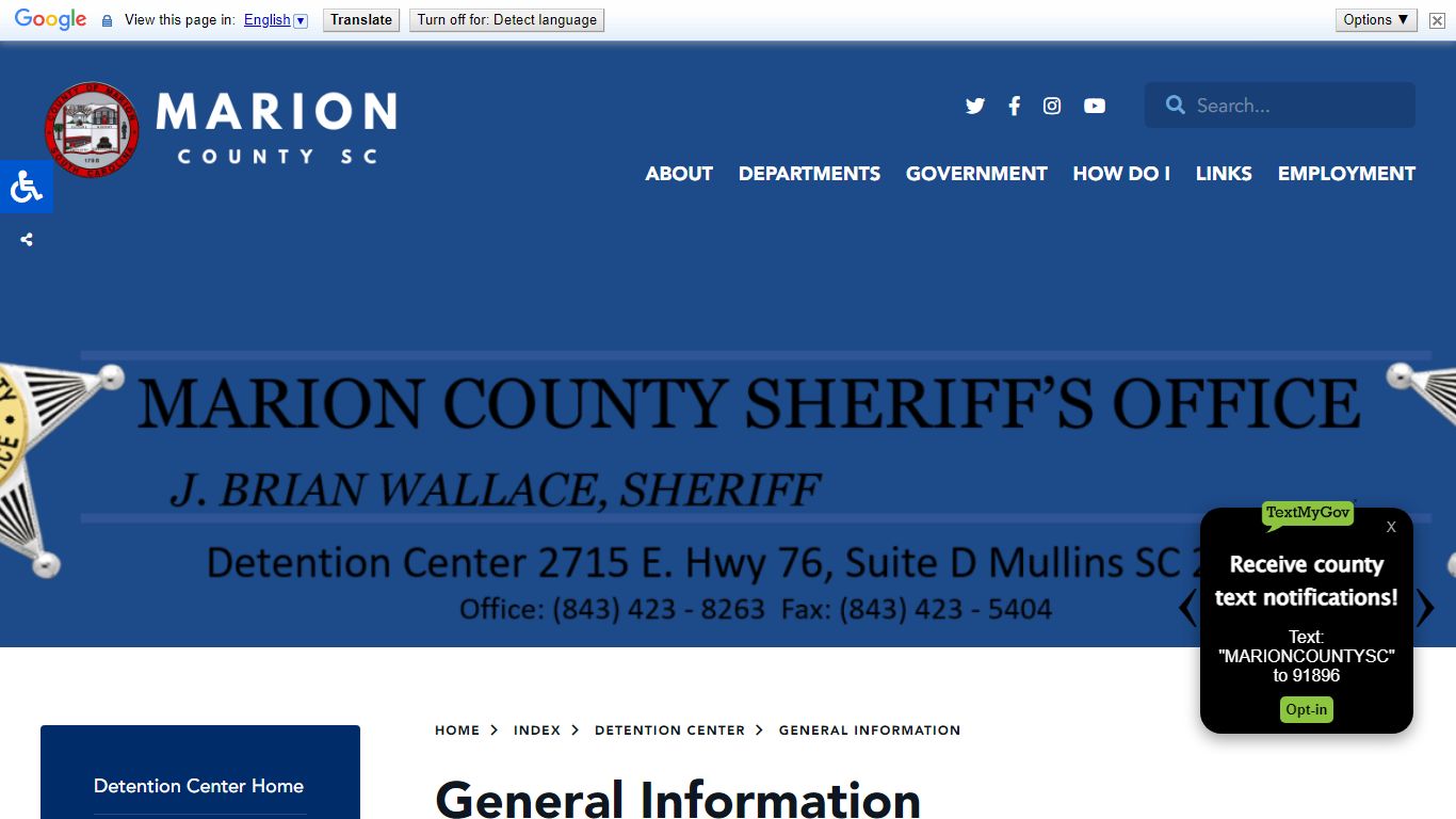 MARION COUNTY, SC