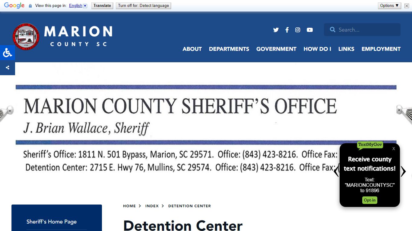 MARION COUNTY, SC